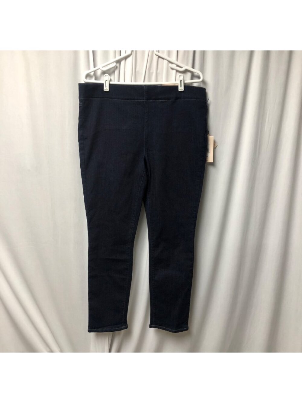 NYDJ Pull On Skinny Ankle Mabel Jeans Womens Size 12 Denim Lift Tuck Stretch NEW